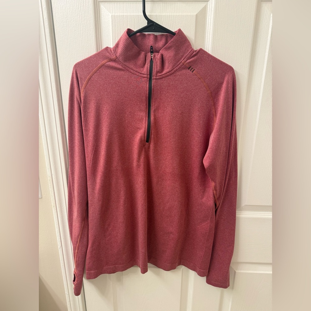 lululemon athletica Burgundy Zip Up Sweater